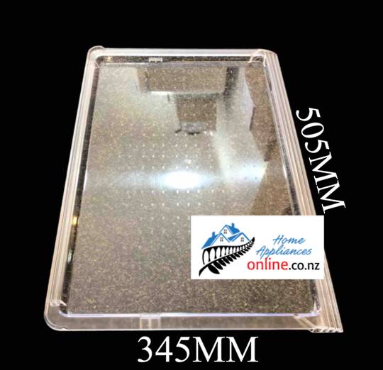Mitsubishi Fridge Full Size Plastic Top or Middle Shelf 345mm x 505mm