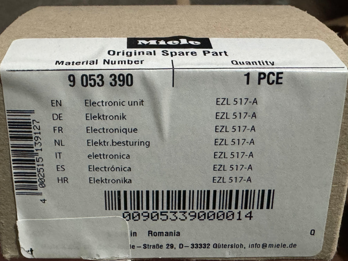 Miele Dishwasher Heating Relay PCB 09053390 PM9053390