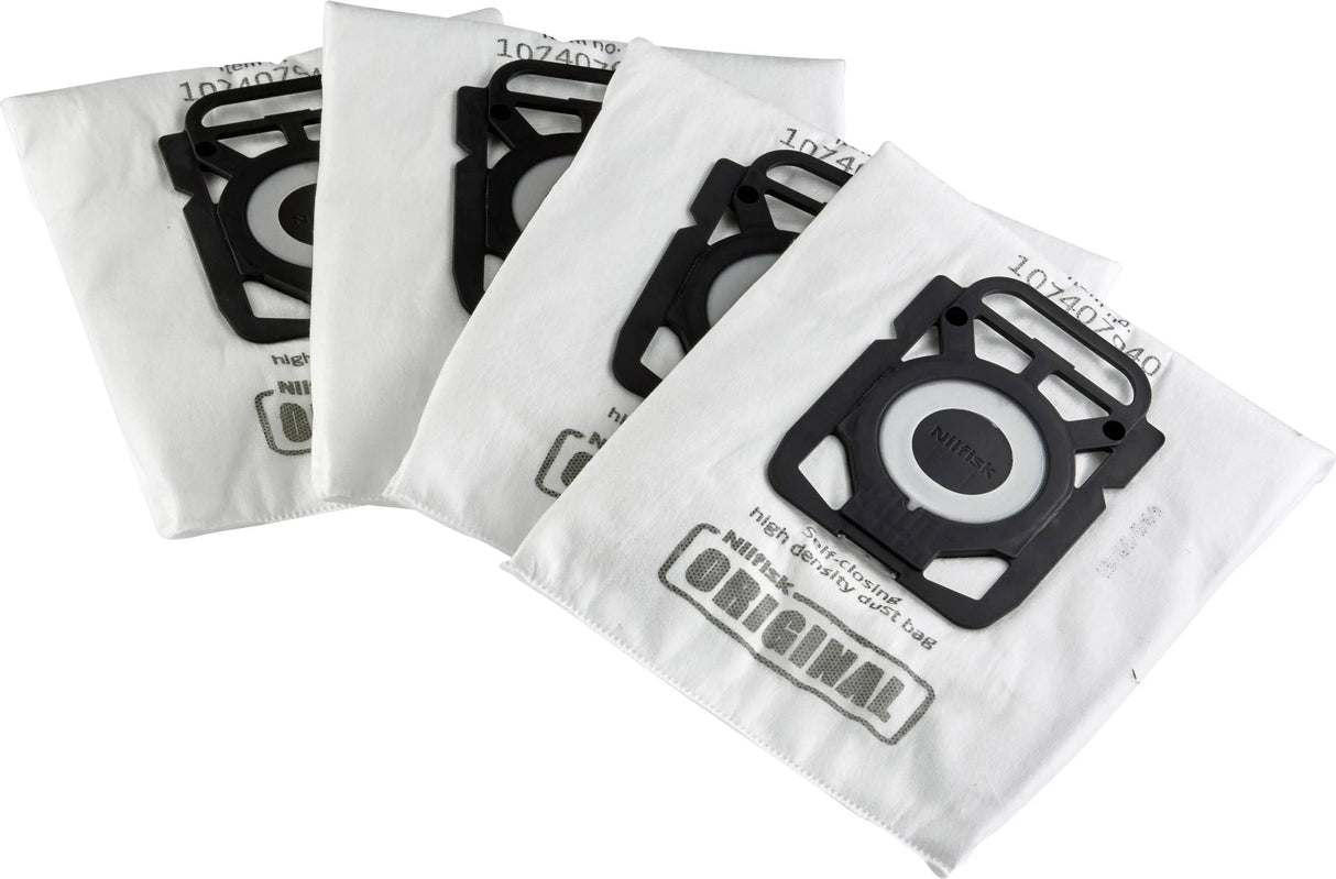 Nilfisk Vacuum Cleaner Bags – 4 Pack for Elite, King & Extreme Series 107407940
