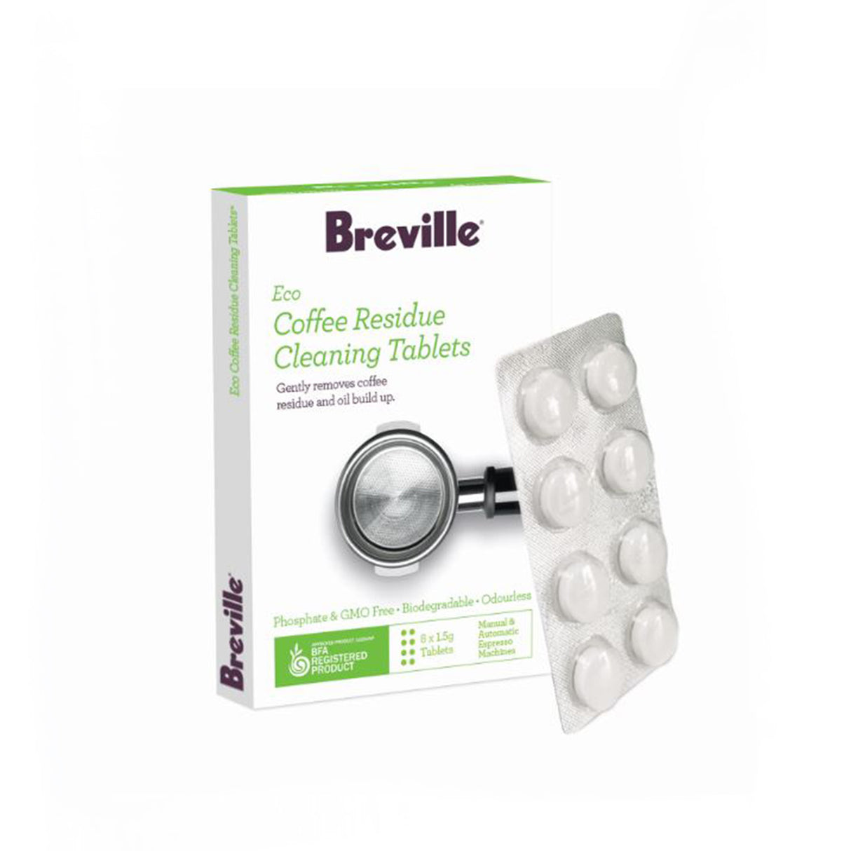 Breville Eco Coffee Residue Cleaner 8 Tablets