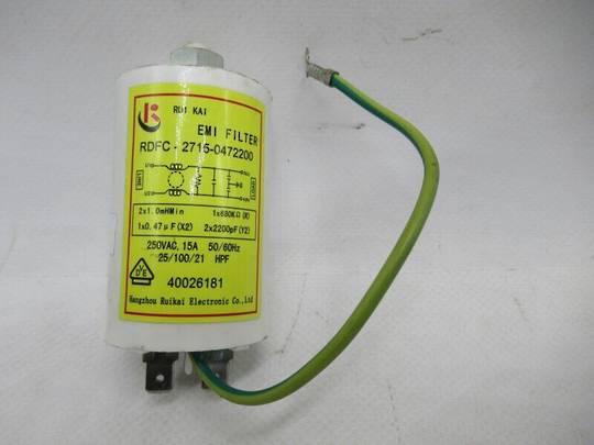 Samsung Washing Machine Emi Filter B1045IW/XSA, B1245IW/XSA, J1043IW/XSA, J1043IW1/XSA, J1043IW1/YMI, J1045AVW/XSA, J1045AV