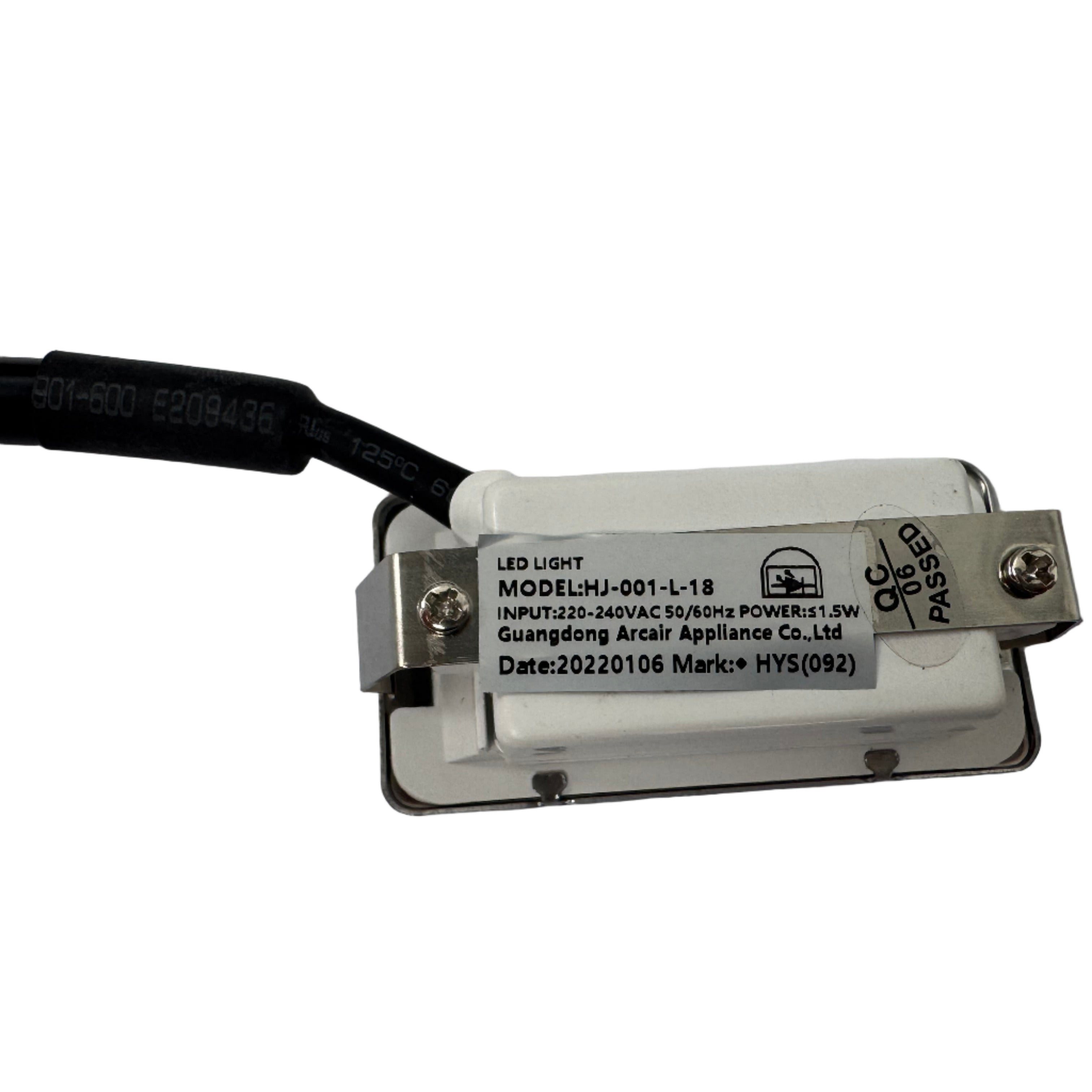 Robinhood Range Hood LED Light Assy RWY3CL6SS RWY3CL9SS