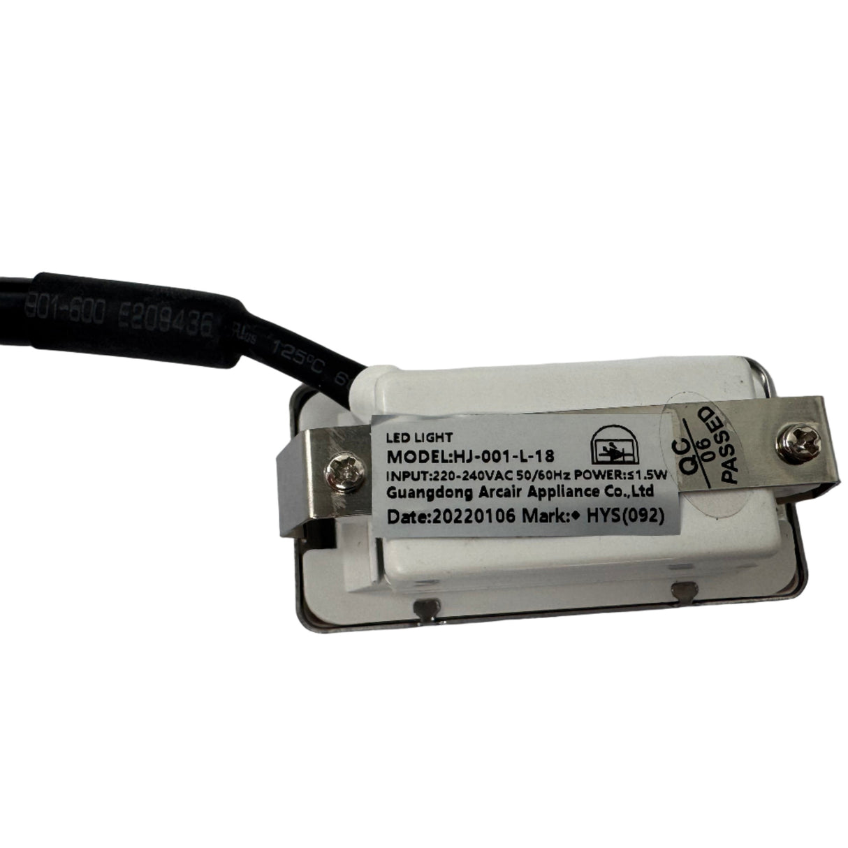 Robinhood Range Hood LED Light Assy RWY3CL6SS RWY3CL9SS