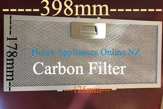 Genuine Replacement Robinhood Fisher Paykel Rangehood Charcoal Carbon Filter 398mm x 178mm RPA3CI6SS, RPA3CI6WH 2538