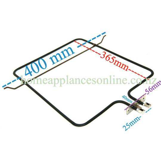 Classique Baumatic Whirlpool Ariston Omega Oven Lower Or Bottom Bake Element 20.40926.000, 2040926000, 1200 Watt