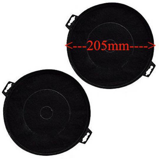 Smeg Classique Baumatic Rangehood Charcoal Filter BK6SS, BKH600GLS, BK7, BK6, BKH600, S1, S 1, Pack of 2