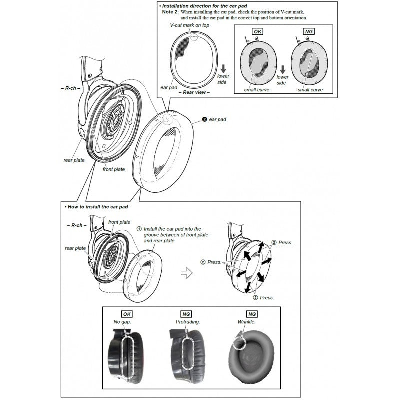 Sony WH-CH700N Headphone Ear Pad Price For Each