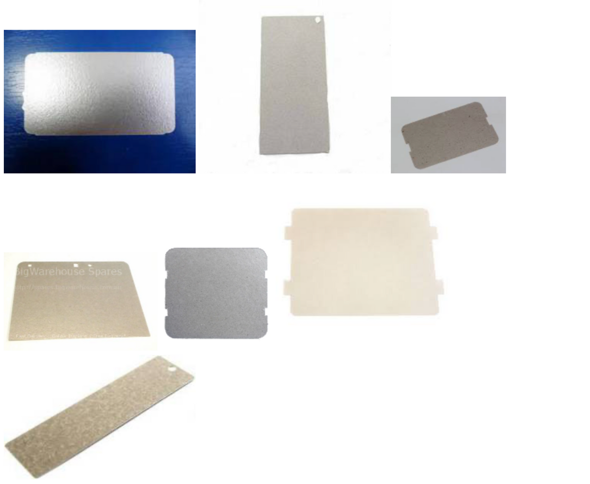 Microwave Waveguide Cover (Mica Plate) – Universal Cut-to-Size Replacement for All Brands