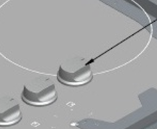 Everdure Cooktop Knob CBEE62, CBEE621