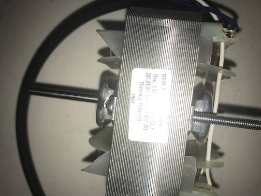Smeg Rangehood Fan Motor K24PUXSA90 Made After 2006 Plug At the End of Wire