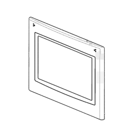 Westinghouse Oven Door Outer Glass External Panel