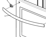 Westinghouse Oven Door Handle 4U613W, 4U612W, 4U600W