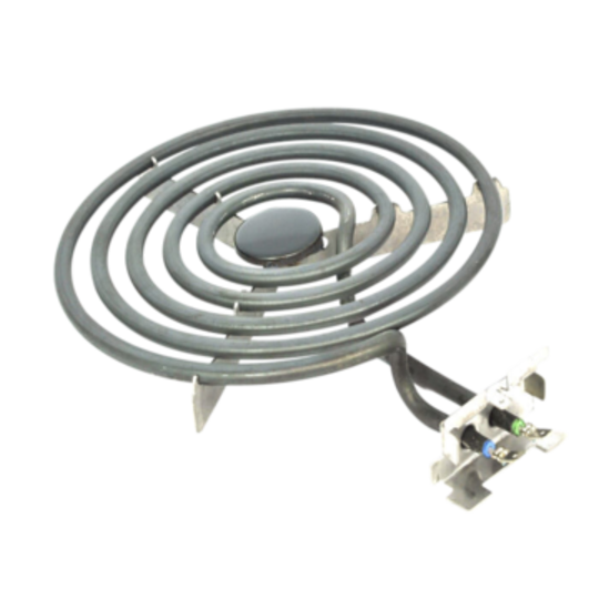 Westinghouse Simpson Coil Element  Large Fixed Connection, 190MM