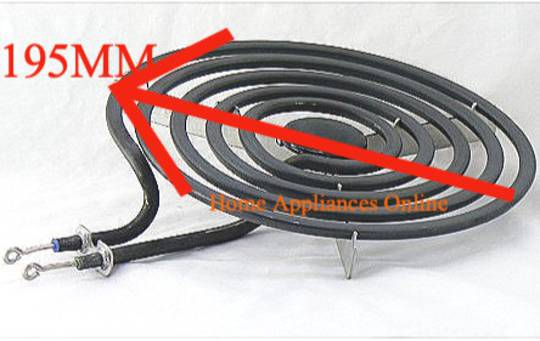 Simpson Westinghouse Oven Top Coil Element Large 195MM