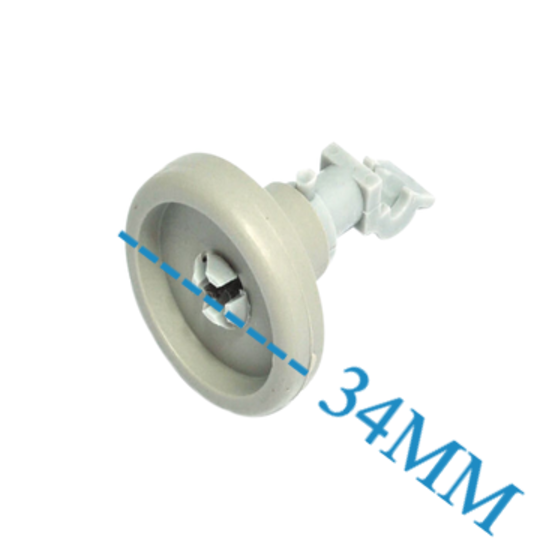 AEG Electrolux Zanussi Dishwasher Lower Basket Wheels SB921WH, SB921KH, , SB905WH