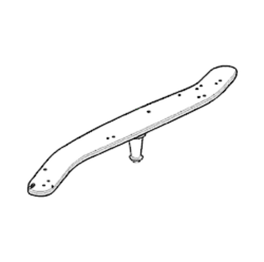 Electrolux Dishwasher Spray Arm Lower Assembly Dark Grey EX600ISB*03, EX600ISB*01, EX600ISC*01 EX600ISB*02 EX600ISB*00 EX500ISB*