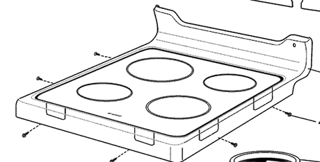 Westinghouse Oven Top Glass Ceramic WLE644WA WLE646WA,