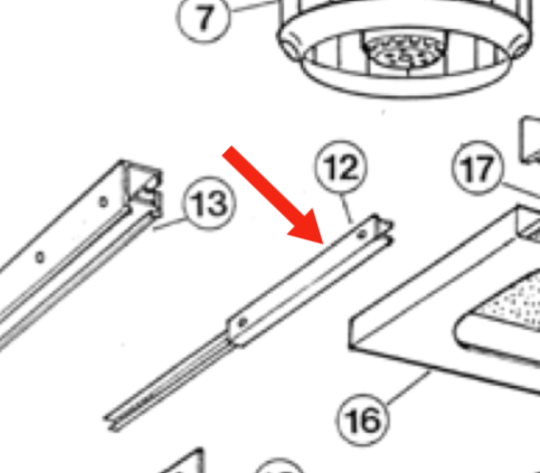Fisher Paykel and Robinhood Rangehood Slide Rail