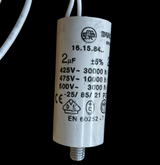 Capacitor 2uF 425V-475V- 500v for Rangehood Motors and Other Appliances