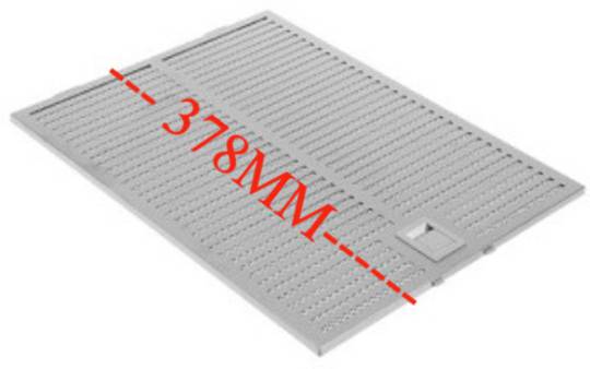 Bosch Rangehood Metal Filter DIB98JQ50, DWB67LM50, DWB98JR50A,