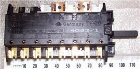Classique Oven Selector Switch Multifunction Switch 7 Position Plus O 4083/1, 4083 NL A