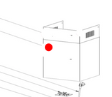 Robinhood Rangehood Chimney Lower Or Outer Sliding Cover RBES9012 1130202310