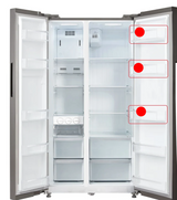 Midea Fridge Door Shelf Middle Or Top Tray Larger  12131000005957 – MDRS710SBF02AP, MDRS710SBF22AP