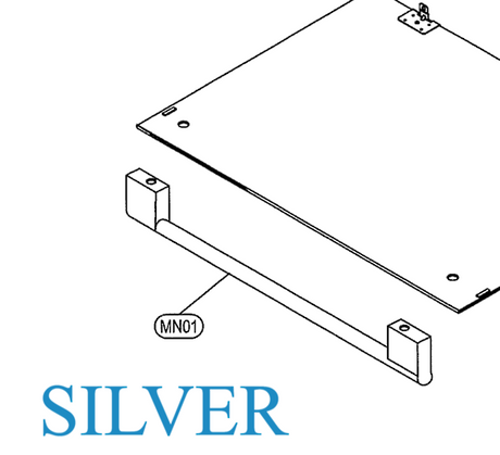 Omega Oven Door Handle OO657X, OO6A1X
