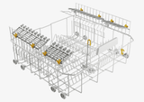 Miele Dishwasher Lower Basket 12313350