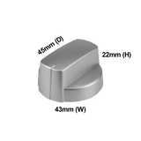 Wesdtinghouse Oven Knob Silver 8001 / 1008