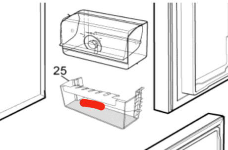 Westinghouse Bottle Shelf WQE6000SA 92506039500 WHE6060SA-D 925060255