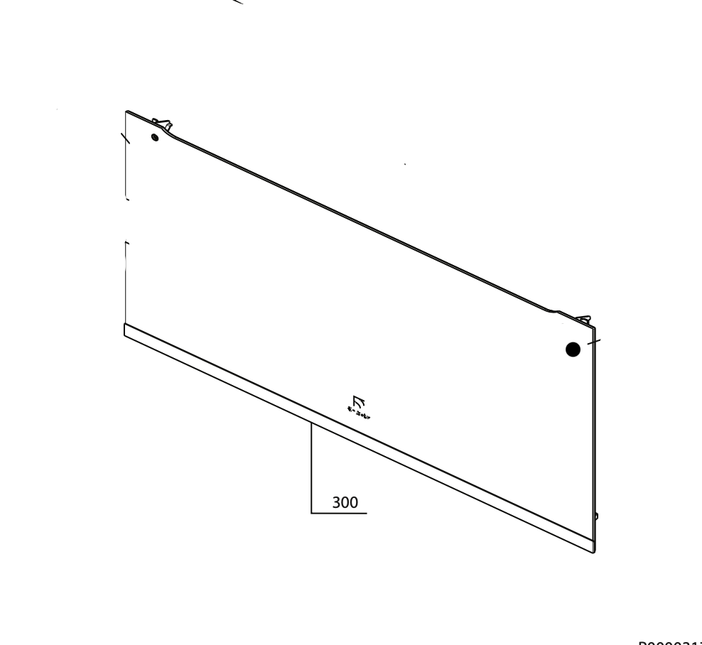 Electrolux Oven Door Outer Glass EVEP916DSE PNC 94403190100