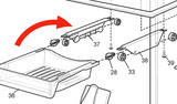 Westinghouse Deli Bin Runner Left Side, *1029