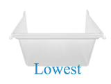 Westinghouse Electrolux Veggie Bin Lower **Only** Rear Section WSE6070WA, *9981