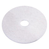 Nilfisk SC800-71 355mm ECO White Floor Pads 5 Pack 10001921 – Polishing & Finishing Pads