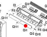 Daikin Heat Pump Air Con Vane Louvre  FVXS50LVMA FVXS60KVMA FVXS71 KVMA FVXS5ORV1A FVXS6OLVMA FVXS71 LVMA FVXS60HVMA FVXS71HVMA