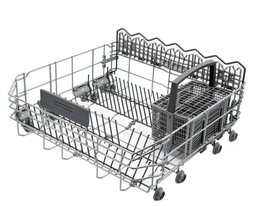 Bosch Siemens Dishwasher Lower Basket Complete With Cutlery Basket