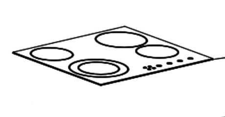 Robinhood Cooktop Glass Only HED604FKG