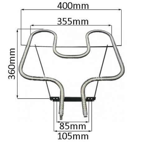 Asko Oven Lower Bake Element CI9672W,262679