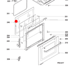 Asko  Oven Inner Door Glass 106OP8651s OP8651s AU