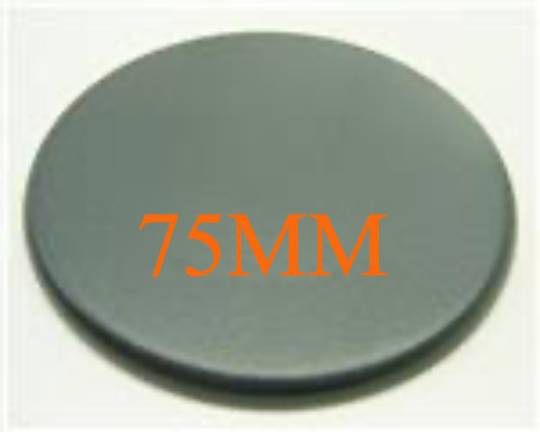 Smeg Cooktop Burner Cap, 75MM Cap Semi-Rapid Enamel Black