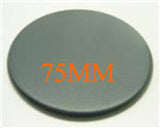 Smeg Cooktop Burner Cap, 75MM Cap Semi-Rapid Enamel Black