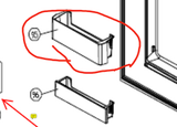 Smeg Fridge Door Lower Shelf SR610X, SR610XBL, SR610NE, 2ND One From Bottom