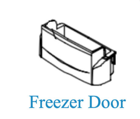 Smeg Freezer Door Shelf SR650XA, SA660XA