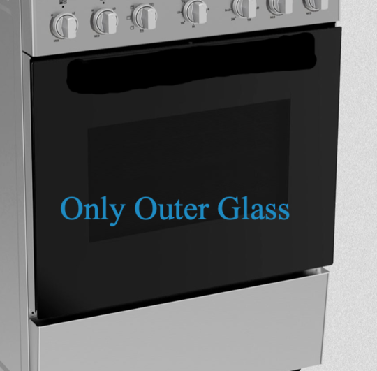Everdure Oven Door Outer Glass EFC68X