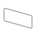 Westinghouse Simpson Electrolux Oven Seal Gasket for Grill Section Smaller Oven , PDL790S, PDL790W