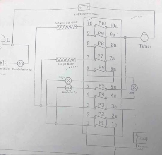 Parmco Oven Multi Function Switch Selector OV-5,