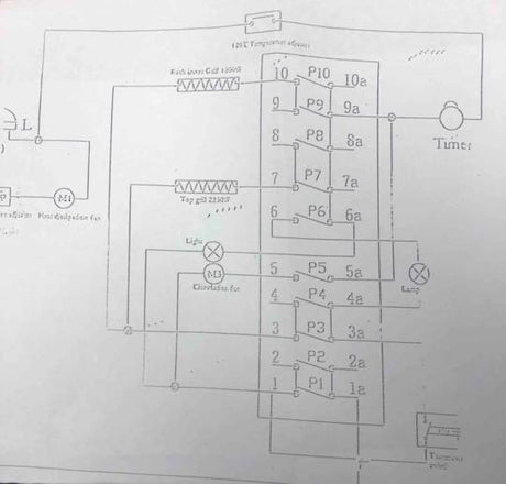 Parmco Oven Multi Function Switch Selector OV-5,