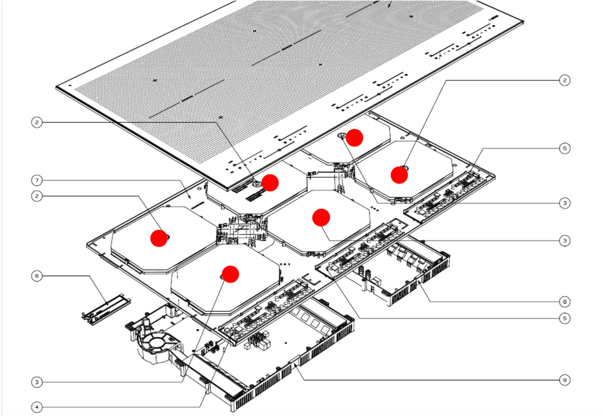 ASKO Cooktop Induction Coil 368694 – OEM Replacement (alt ref. 368686)