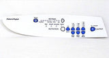 Fisher Paykel Elba Washing Machine Touch Panel Decal